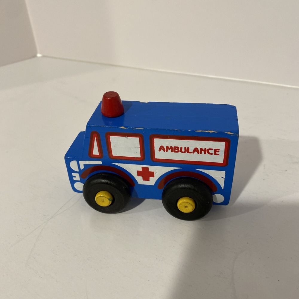 Vintage The Montgomery‎ Schoolhouse Vermont Wooden Ambulance